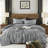 Charcoal Grey Queen Comforter Set,-113494196