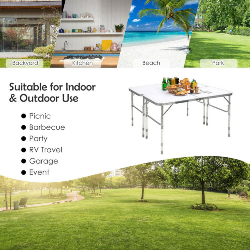Table pliante réglable 48 po