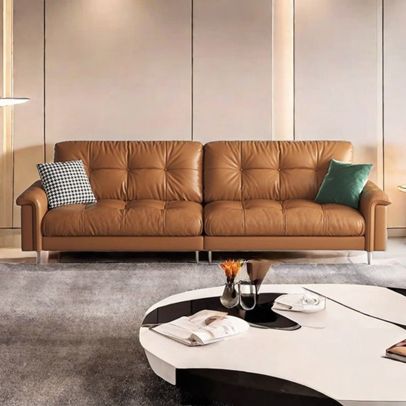 Retro nebula straight row modern simple sofa, 3, 35.43" H x 94.48" W x 41.33"D