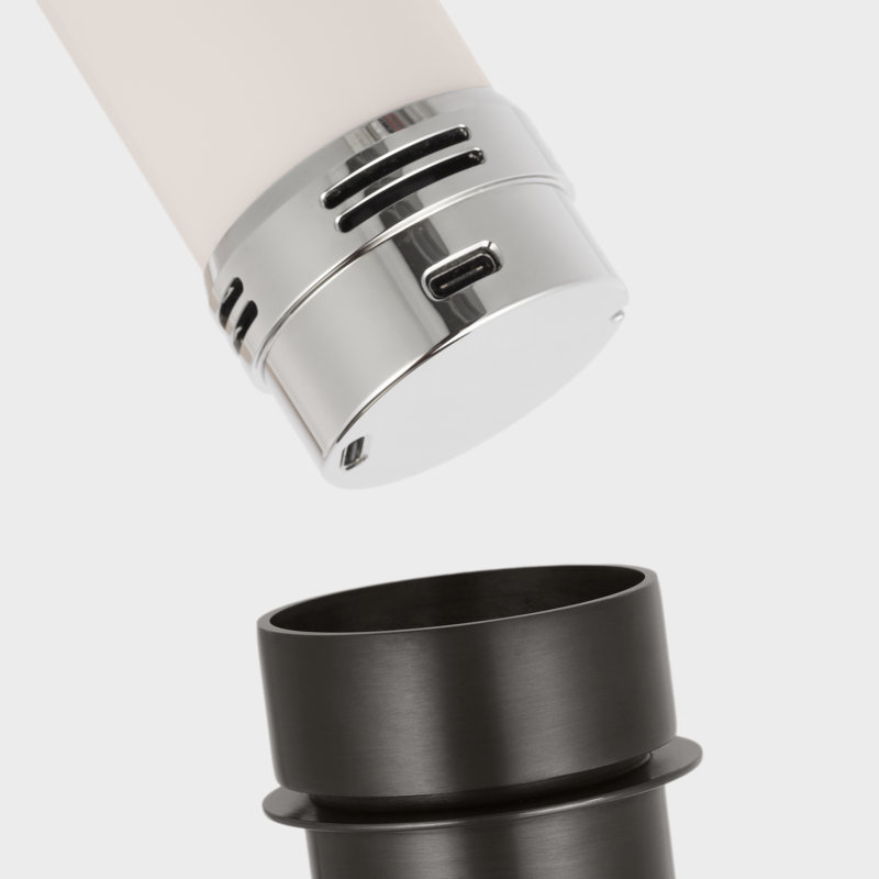 J. Randall Powers Hackney Floor Lamp, Bronze, Fabric