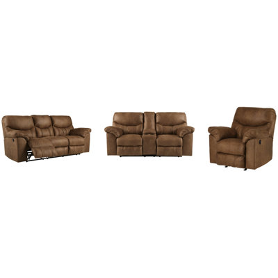 Kevinas Reclining Sofa, Loveseat And Recliner