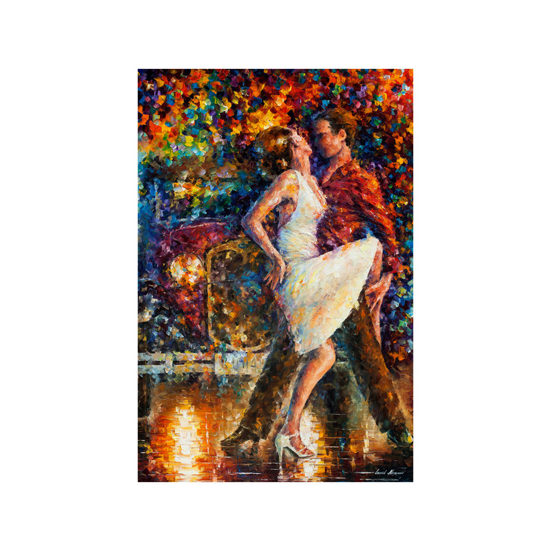 Eternal Emotions by Leonid Afremov - Wrapped Canvas Painting, 101.6 cm H x 66.04 cm W x 3.175 cm D