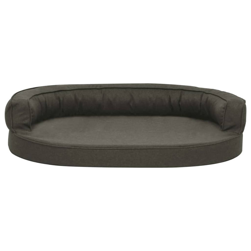 Lobos Orthopedic Polyester Pet Bed, 53cm H x 75cm W x 53cm D, Dark Grey