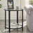 Doynton Round Glass Top End Side Table-1471048664