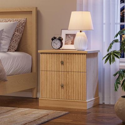 57.7cm W Composite Bedside Table