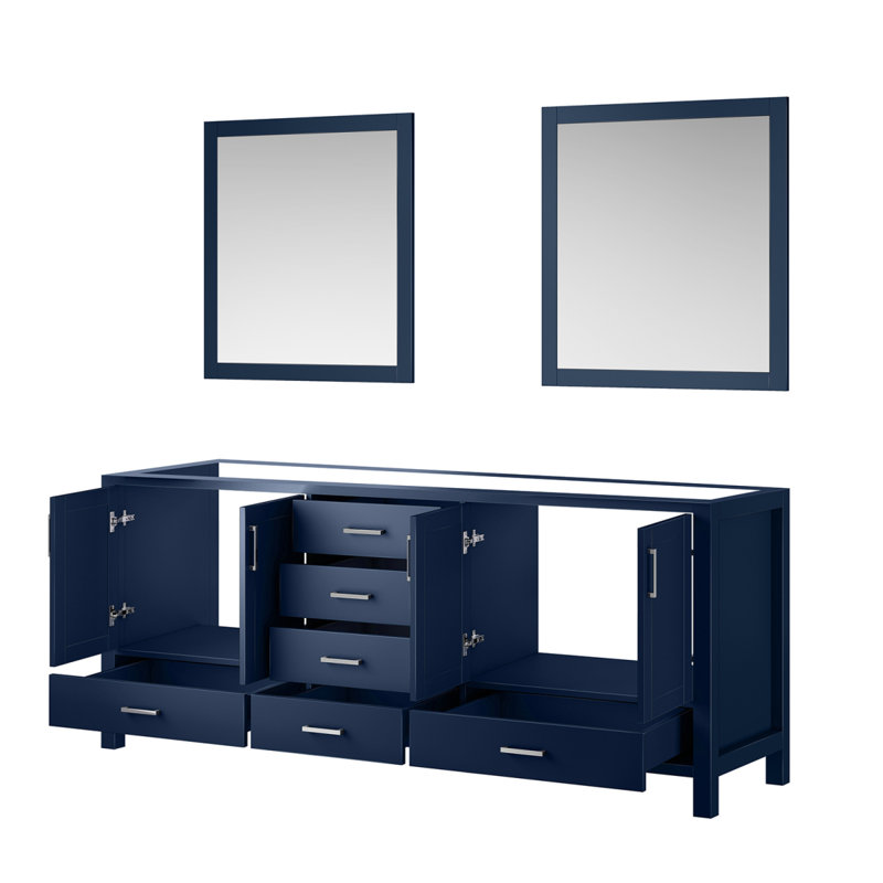 Ensemble de meuble-lavabo double 80 po X P 22 po D et 30 po Miroirs, Marine