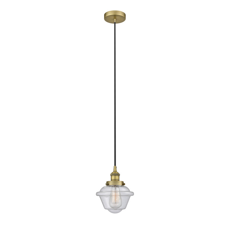 Calliope 1 - Light Single Pendant, Brushed Brass