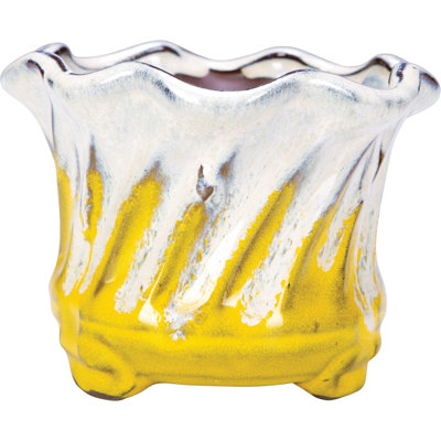 4.5 in. Spiraler Pot - Vanilla Yellow