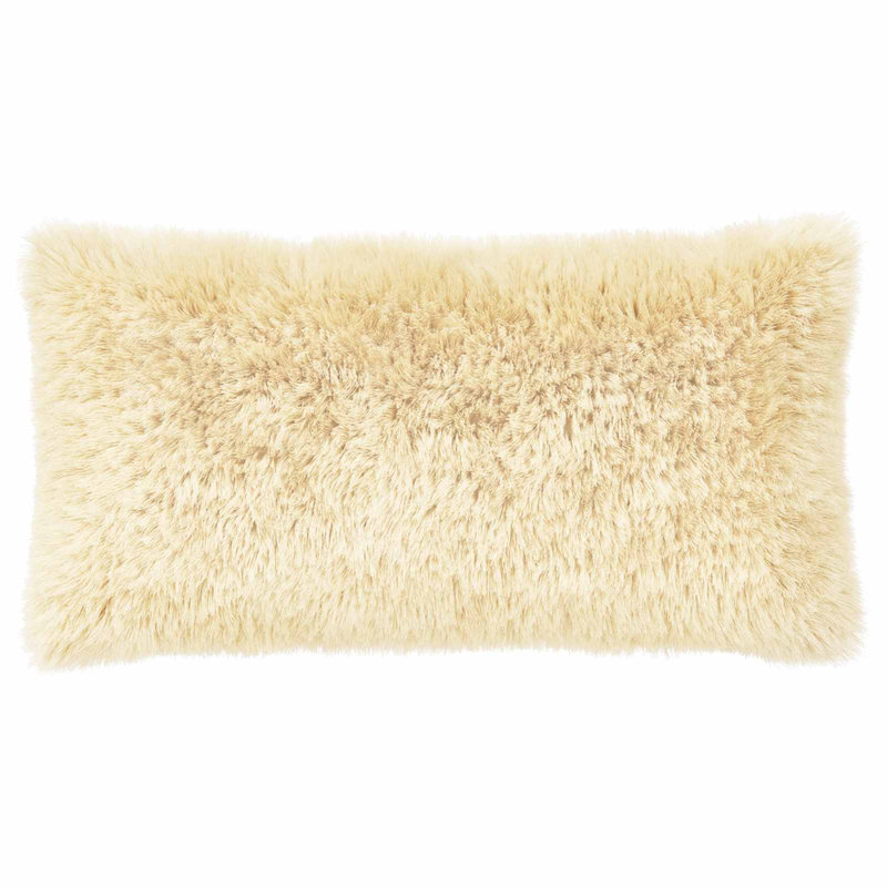 Taupe Cushion Cover, Rectangle 40cmH x 80cmW, Cream