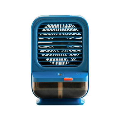 Kbndieu Mini Cooler Desktop Type-c Small Conditioner Home Dormitory Outdoor Fan