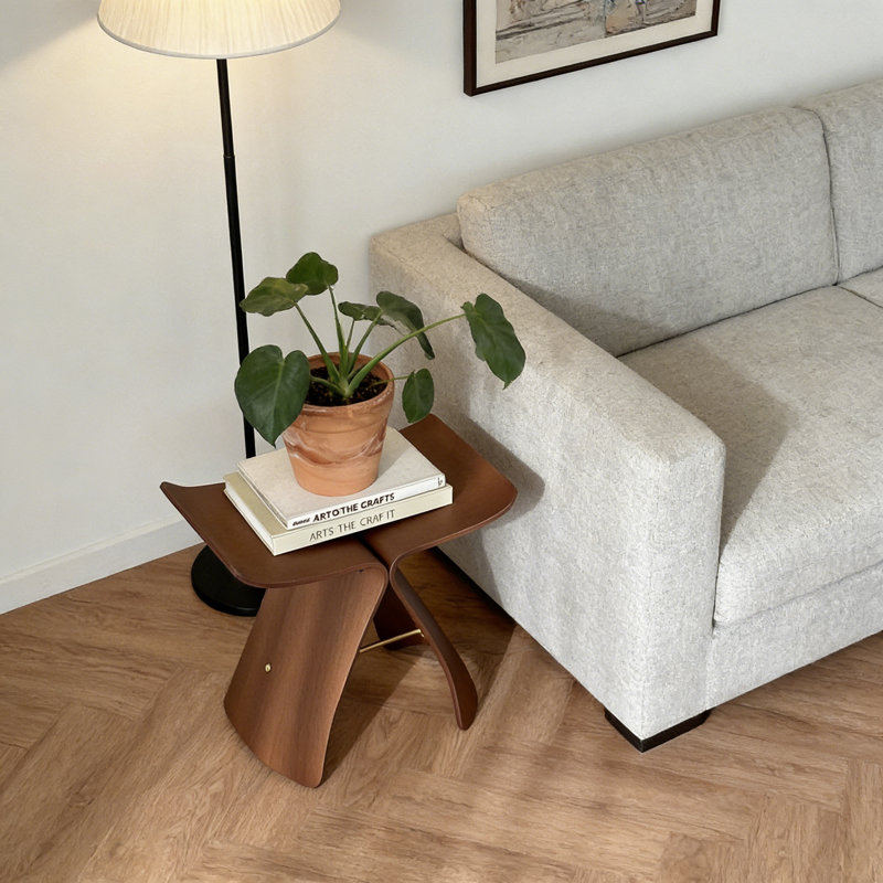 Console Italian Minimalist, Marron foncé