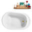 1300mm x 800.1mm Soaking Acrylic Bathtub-101693198
