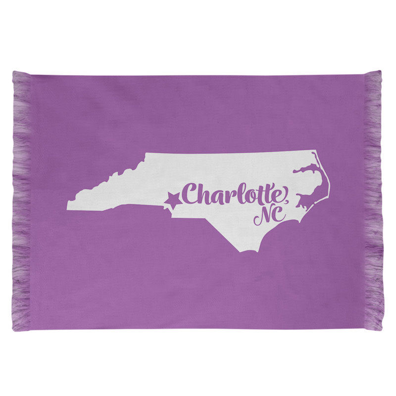 Tapis de l’aire mauve de caroline du nord charlotte