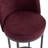 Counter Height Bar Stools Set of 2, Modern Barrel Design with Backrest, Linen Upholstered for Kitchen Island Comfort-1497760734