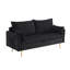  61.25" Upholstered Loveseat Sofa with Storage and 2 pillow, Comfy 2 Seater Couch for Apartment-711228431