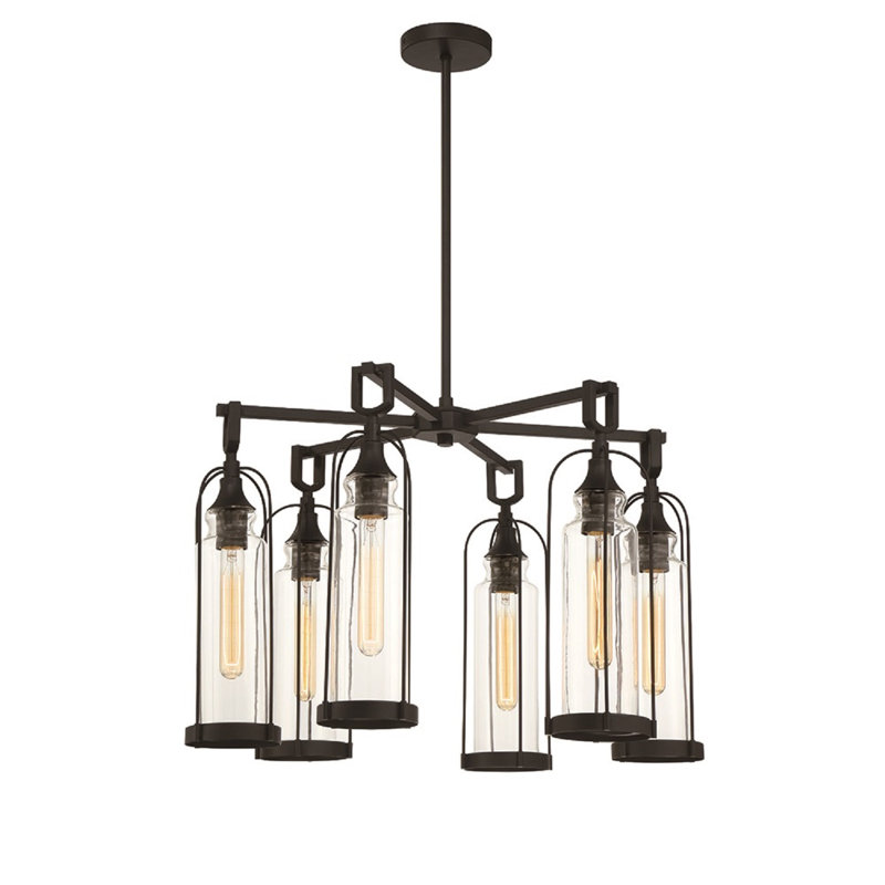 Lustre 6 lumières YASMIN