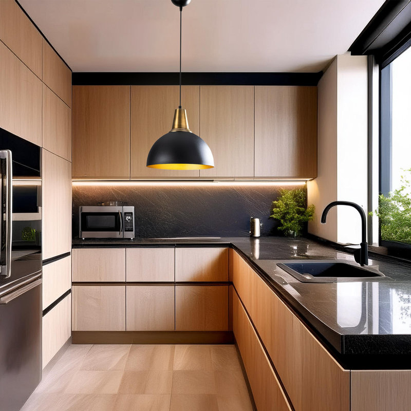 1 - Light Black Single Pendant