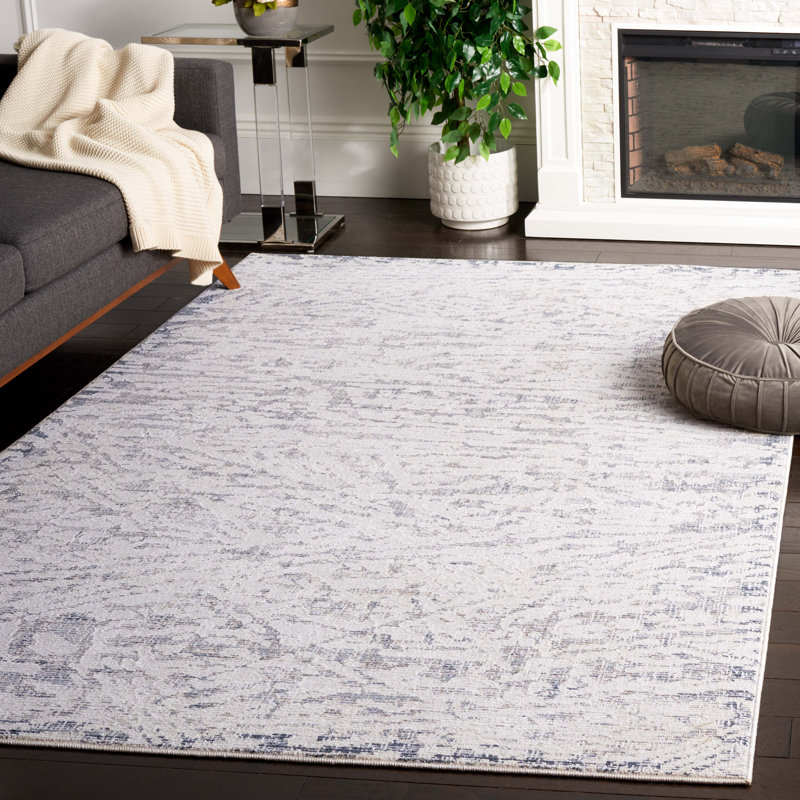 Mehrdad 100 Performance Abstract Rug, Rectangle 5'3" x 7'6"