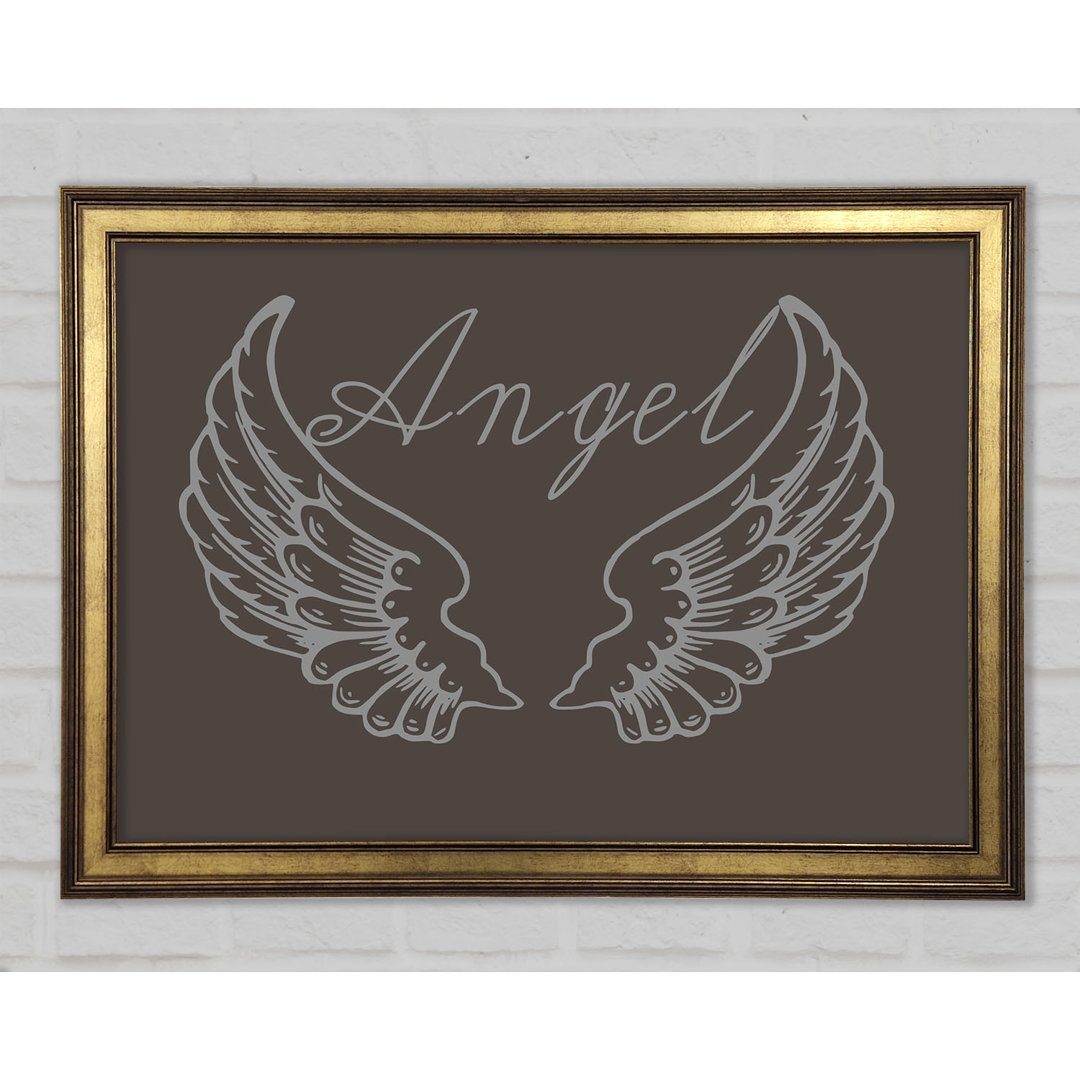 Angel Wings 4 Gerahmter Druck