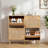 9.45 Inches Depth 2-Row 4-Drawer Arched Rattan Flip Shoe Cabinet-1533001521