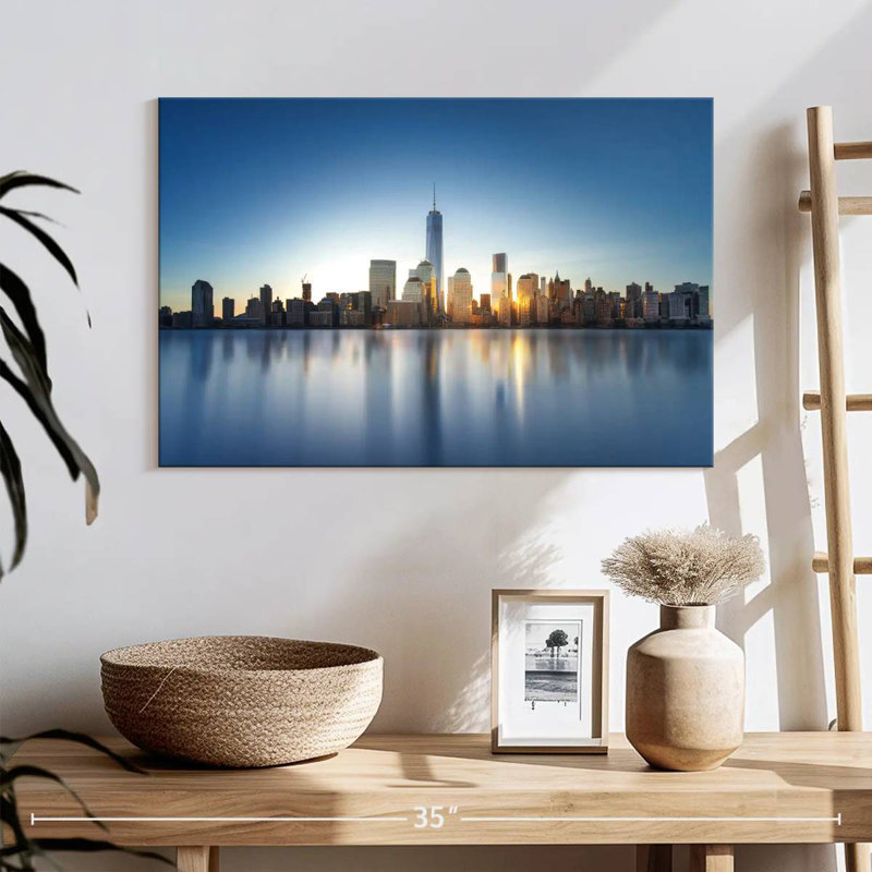 Nicci NYC Skyline Buildings, H 16 po x l 24 po