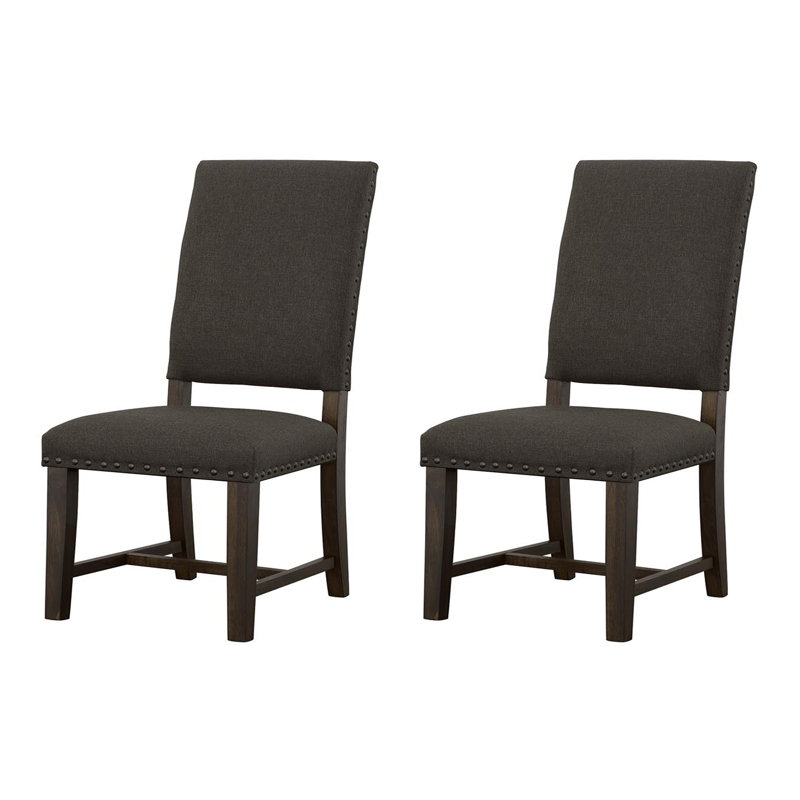 Chaise d'appoint Linneman, Noir, Gris