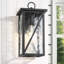 Applique murale d'extérieur noir sable 1 lumière Dekotah