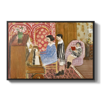 Intérieur, c. 1865-1870 - Henri De Braekeleer - Toile tendue avec châssis