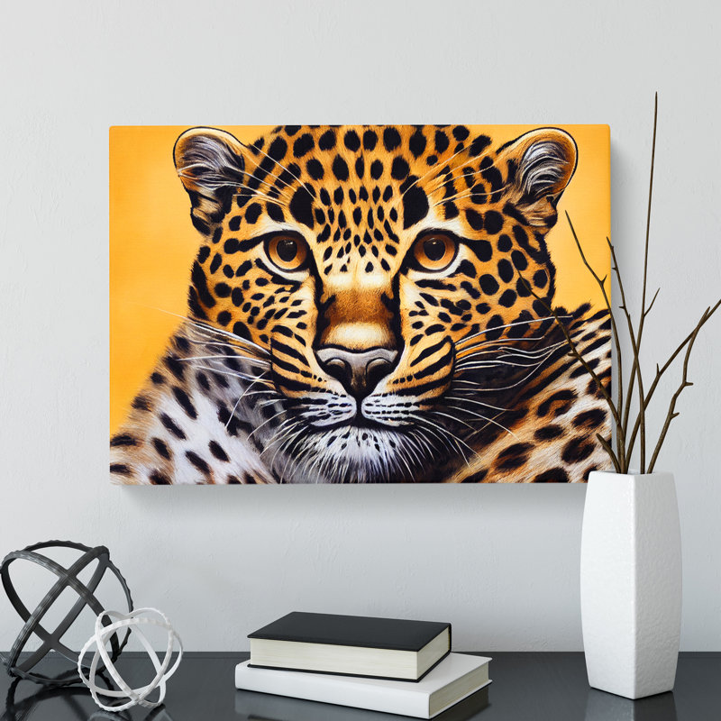 Beguiling Leopard - Wrapped Canvas, 35cm H x 50cm W x 3cm D