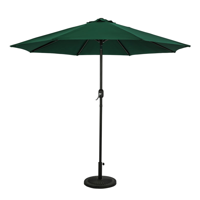 Stacia 108'' Octagonal Market Umbrella with Breez-Tex Canopy, Green