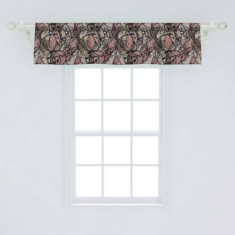 Ensemble de 2 cantonnières Ambesonne Victorian, L 54 po x L 12 po