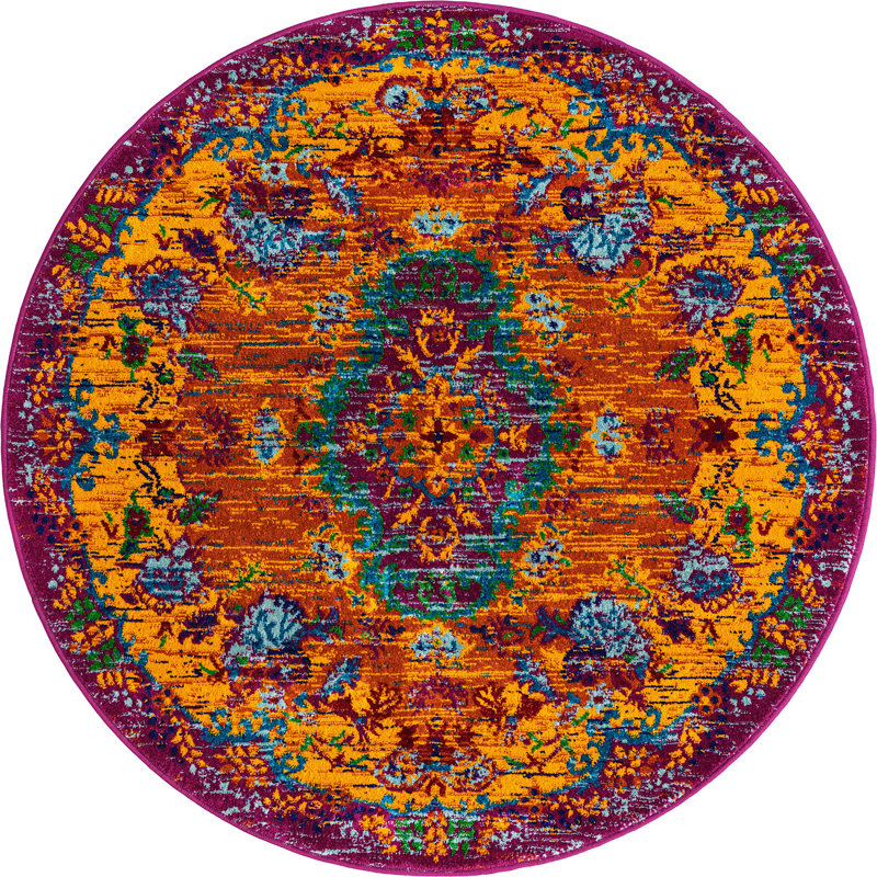Niceto Indoor Rug, Round 4'