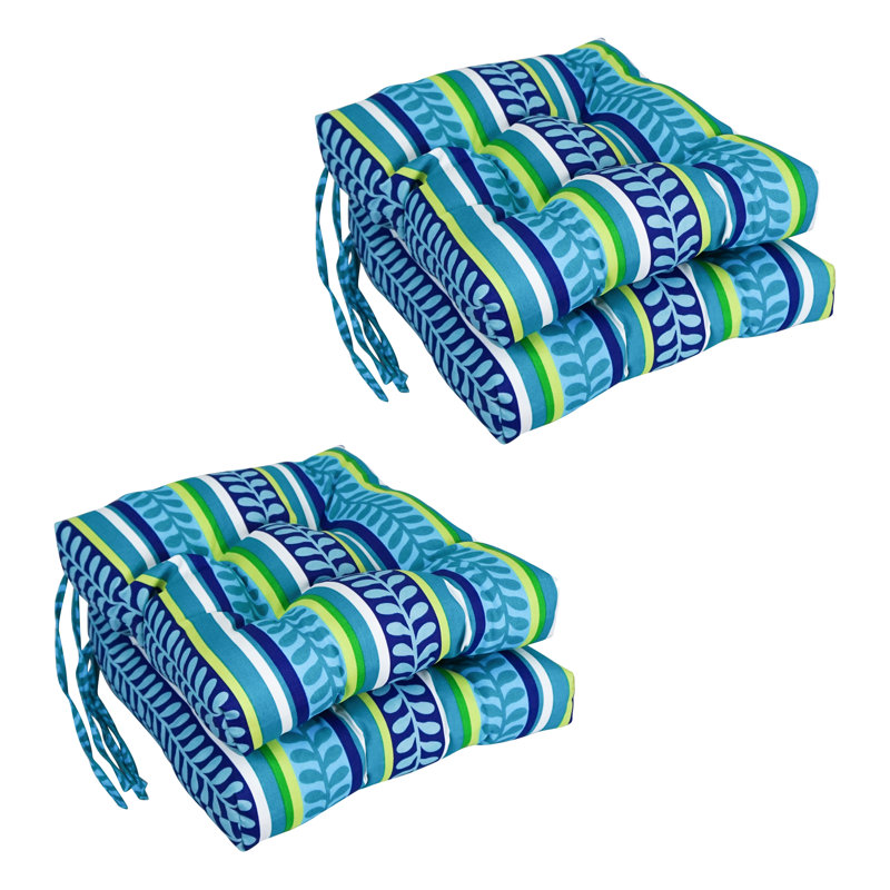 Coussin de chaise Adirondack d'intérieur / d'extérieur, Azur Pike