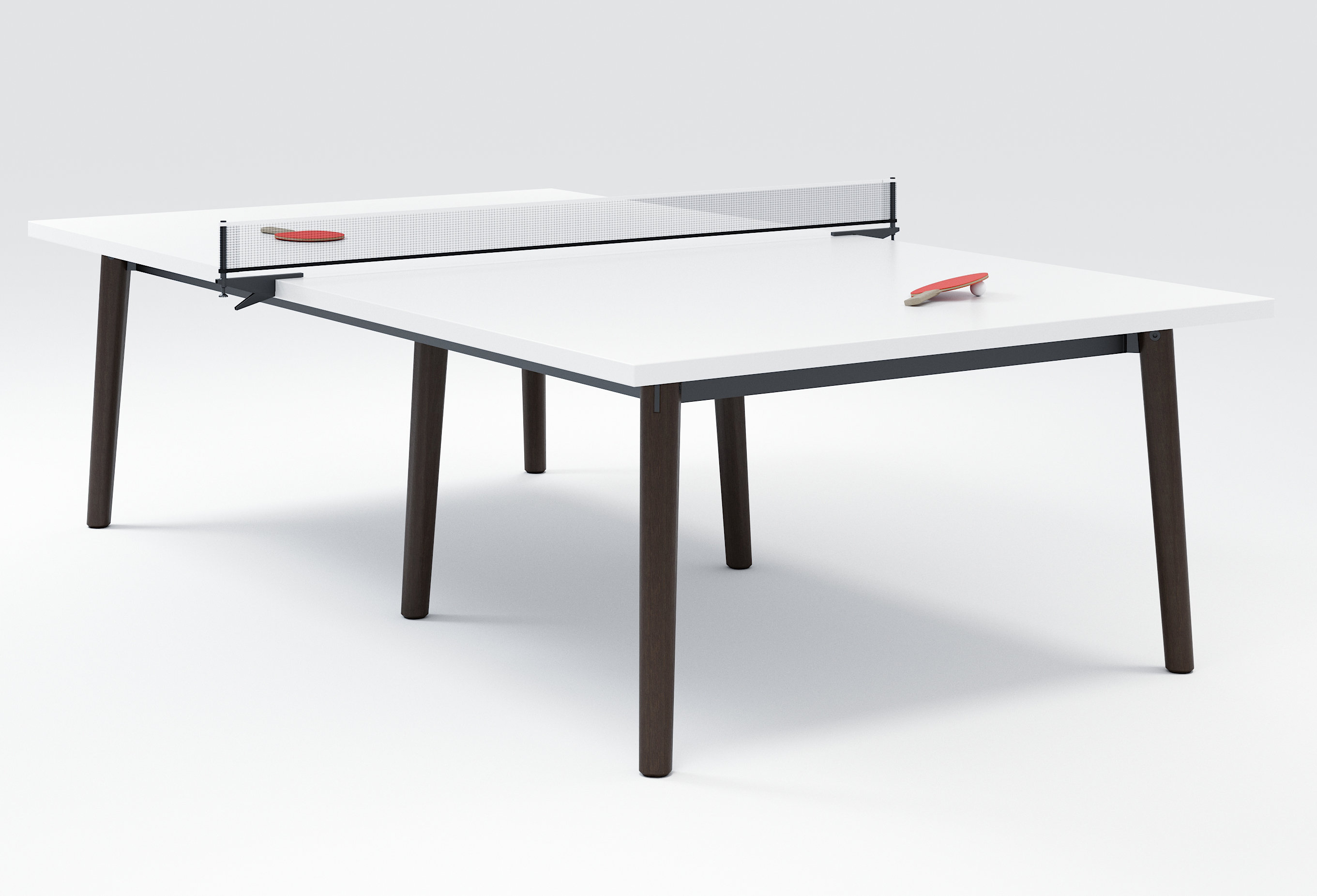 Height Adjustable Conference Ping-Pong Table