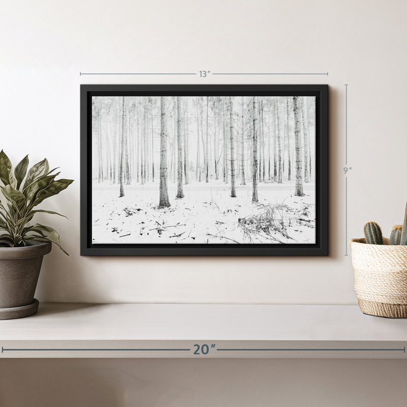 Impression sur toile Langenargen Winter Forest, H 9 po x l 13 po