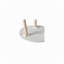 Tables d'appoint gigognes Evergreen Decor, 50 cm L x 50 cm P x 35,5 cm H, en MDF peint à motifs floraux, ensemble de 2