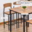 Ensemble de petites tables de salle à manger carrées, tables de bar et chaises-1137701083-1137701082-1137701081
