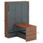 Lit escamotable avec bureau escamotable Murphy-1793055335