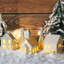 Ensemble de décorations de village de Noël en céramique