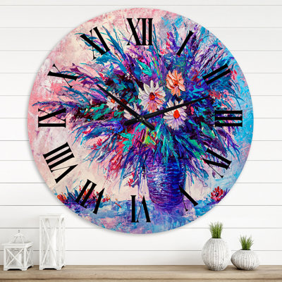 Nature morte impressionniste III - horloge murale