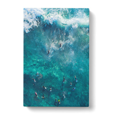 Surfers in Australia - Wrapped Canvas