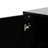 Modern Sideboard With Four Doors, Metal Handles & Legs And Adjustable Shelves Kitchen Cabinet-573973136