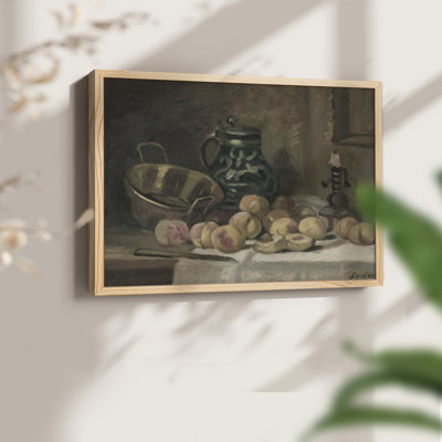 Motif floral rétro - Lxxii - reproduction encadrée