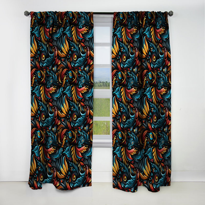 Motif bohémien de style tribal bohème Boho, L 52 po x L 95 po