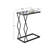 C-Shaped Accent Table,Glass Top End table-2067460573