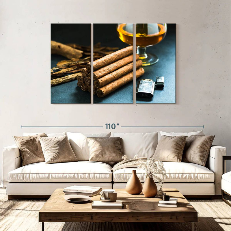 Pile Of Cigars, 48" H x 74" W