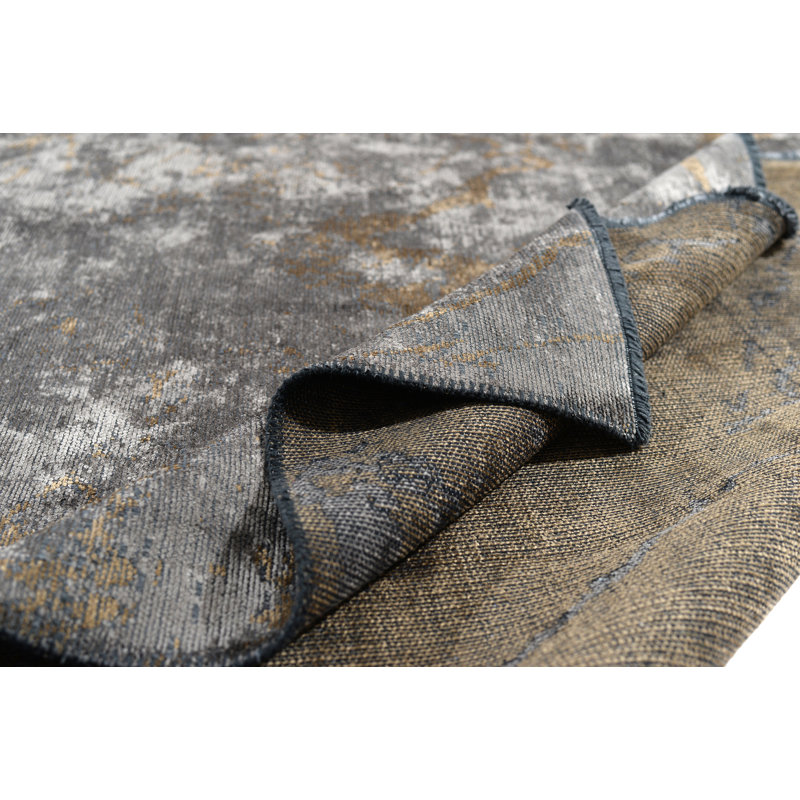 Rapture Gray/Brown Camouflage Luxury Area Rug, Rectangle 7'10" x 11'2"