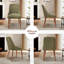 50.5cm H Fabric Upholstered Upholstered Back Side Chair in Beige-441045545