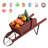 Brynesha Wood Wheelbarrow Planter-1222244573
