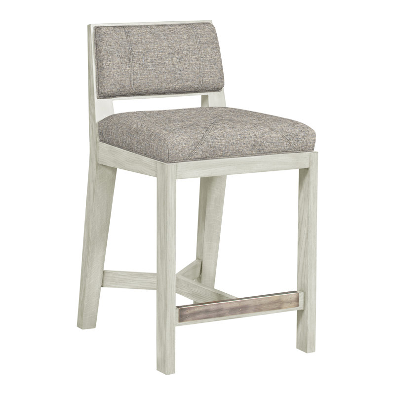 Thom Filicia Solid Wood 26.5" Counter Stool, Wrenn, Impala Storm